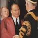 H.H. The Aga Khan IV conferred with Honoray Degree of Laws from McMaster university, Hamilton, Ontario